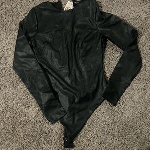 Naked Wardrobe Black Bodysuit